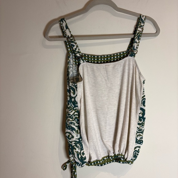 Anthropologie Tiny Jasmine Printed Tank Green Motif XS - Picture 8 of 12